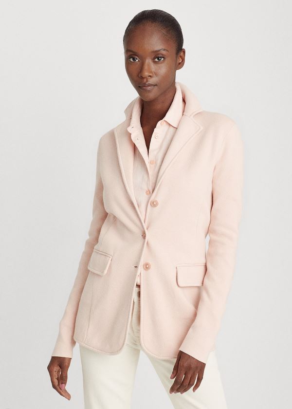 Ralph Lauren Tubular-Trimmed Blazer Dame Danmark (RWFIL5316)